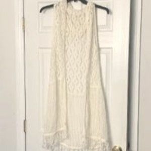 Sleeveless Cable Knit Hooded Coverall